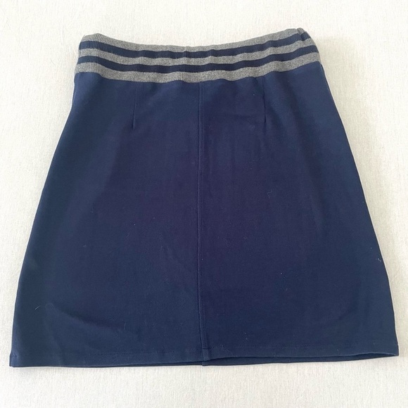 LACOSTE Navy Skirt with Elastic Waistband - Picture 2 of 8